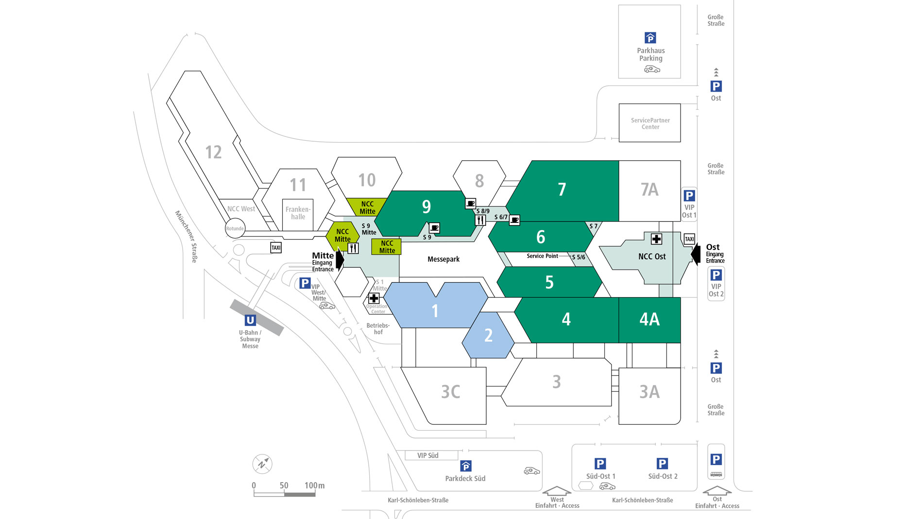 Exhibition ground Nürnberg Messe